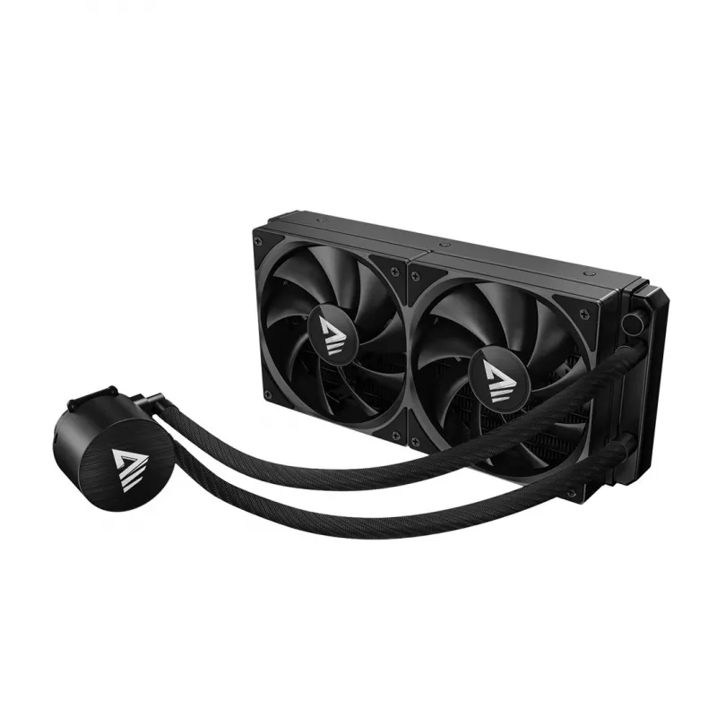 Kit raffreddamento a liquido SAVIO NOX 240 mm – radiatore da 240 mm, 2 ventole da 120 mm, radiatore in alluminio, base in rame, supporta LGA 2011/2011-v3/2066/1200/115x/775