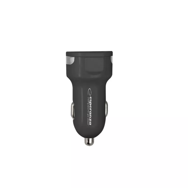 Esperanza EZ110 (EZC110K) caricabatterie da auto, 36 W, 2x USB-A da 18 W, nero