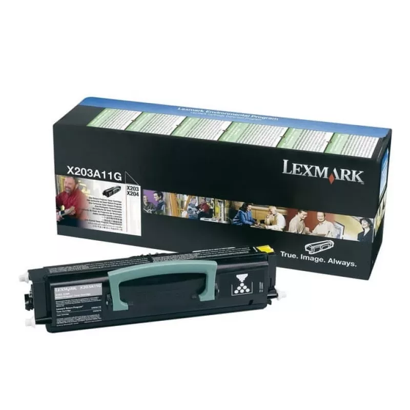 Toner Lexmark X203A11G - nero - capacità: 2.500 pagine (X203A11G)
