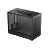DeepCool CH160 PLUS R-CH160-BKNGM0-G case compatto per computer (SFF), Mini-ITX/Micro-ATX, vetro temperato, nero