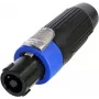 Neutrik connettore maschio per cavo, nero, 4 poli (NLT4FXX-BAG)