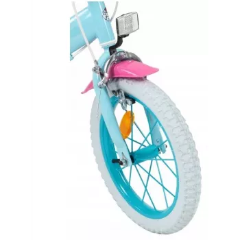Bicicletta per bambini Toimsa TOI1497 ruota 14 pollici, tema My Little Pony, per 4–6 anni, 4 ruote, freni a cerchione anteriore/posteriore