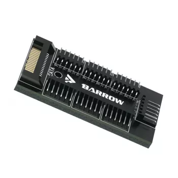 Ventola di raffreddamento Barrow Fan Barrow DK401-7 RGB Hub 120mm, hub RGB incluso, dimensione 120 mm