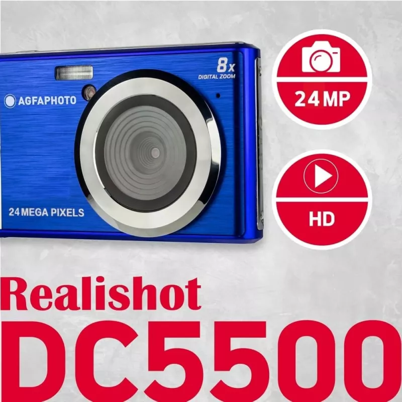Realishot DC5500 fotocamera compatta 24 MP CMOS 5616 x 3744 pixel blu (DC5500BL)