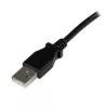 StarTech.com USBAB2MR cavo USB 2.0 da A a B ad angolo retto, maschio/maschio, 2 m, nero