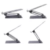 Supporto per laptop MEDIA-TECH MT2661 — regolabile in altezza, design pieghevole in alluminio per notebook fino a 17