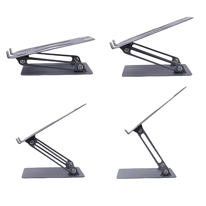 Supporto per laptop MEDIA-TECH MT2661 — regolabile in altezza, design pieghevole in alluminio per notebook fino a 17