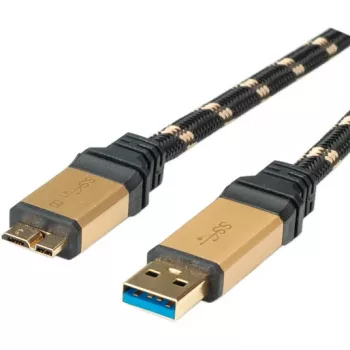 ROLINE Gold cavo USB 3.0, connettore maschio USB A - connettore maschio USB 3.0 Micro B 2,0 m (11.02.8879)