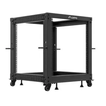 Case rack LANBERG Open Rack OR01-6112-B 12U 600x600 regolabile nero