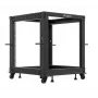 Case rack LANBERG Open Rack OR01-6112-B 12U 600x600 regolabile nero