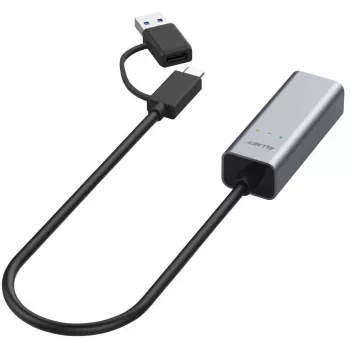 Adattatore Ethernet ALLNET ALL-NC-2.5G-USBC_A USB 3.0 Type-C e Type-A 2,5 Gbps Multi-Gigabit LAN