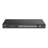 Switch di rete D-Link DGS-1100-26MPV2/E Managed L2 Gigabit Ethernet (10/100/1000) Power over Ethernet (PoE) nero