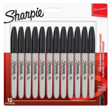 Marker Sharpie punta tonda fine PMKR BL12