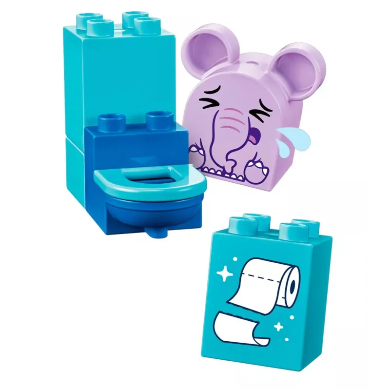 LEGO DUPLO Set divertimento nella vasca 10413 — set da bagno per bambini piccoli, 15 pezzi, età consigliata 1,5+