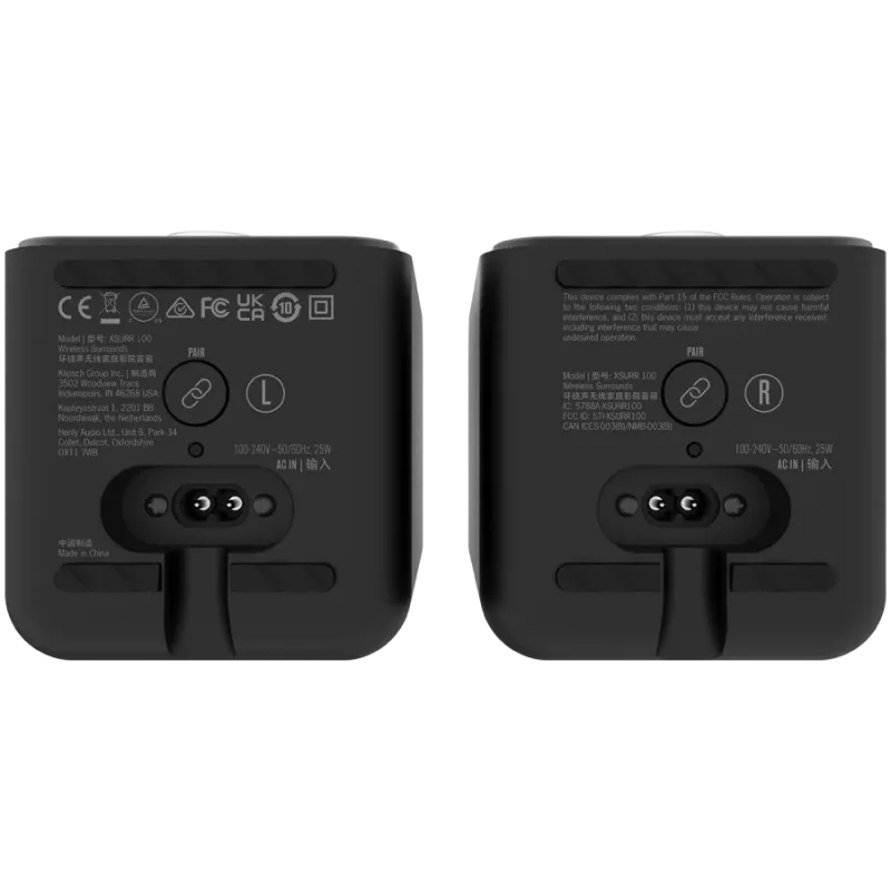 Altoparlante wireless a 1 via KLIPSCH SURR 100 — 50 W, 2.0 canali, 235–20000 Hz, nero