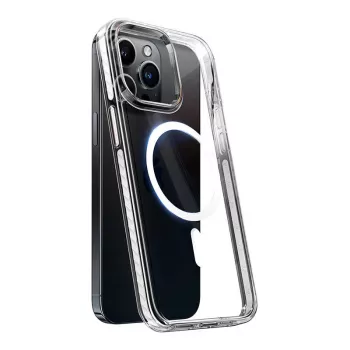 Custodia per telefono Torras Sparka per iPhone 15 Pro — custodia protettiva trasparente