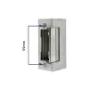Serratura elettromagnetica QOLTEC 52459 12V simmetrica con memoria e bloccaggio