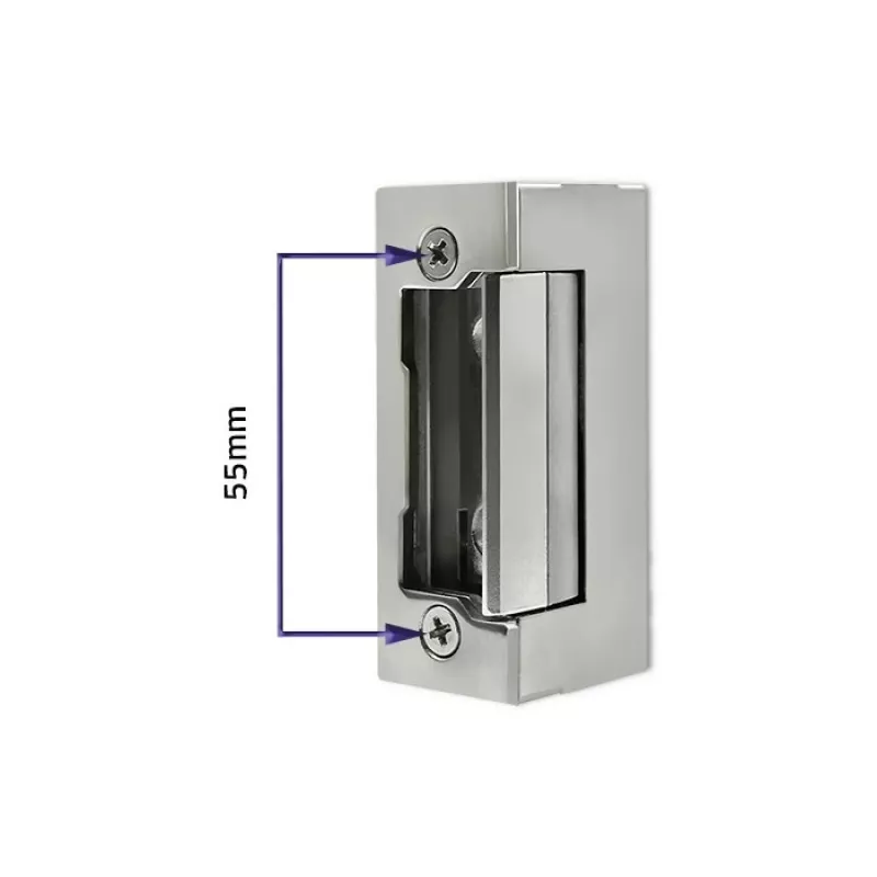 Serratura elettromagnetica QOLTEC 52459 12V simmetrica con memoria e bloccaggio