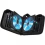Hama Custodia per CD in nylon 20, nero 20 dischi