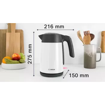 Bollitore Bosch TWK7L461 1,7 L 2400 W bianco