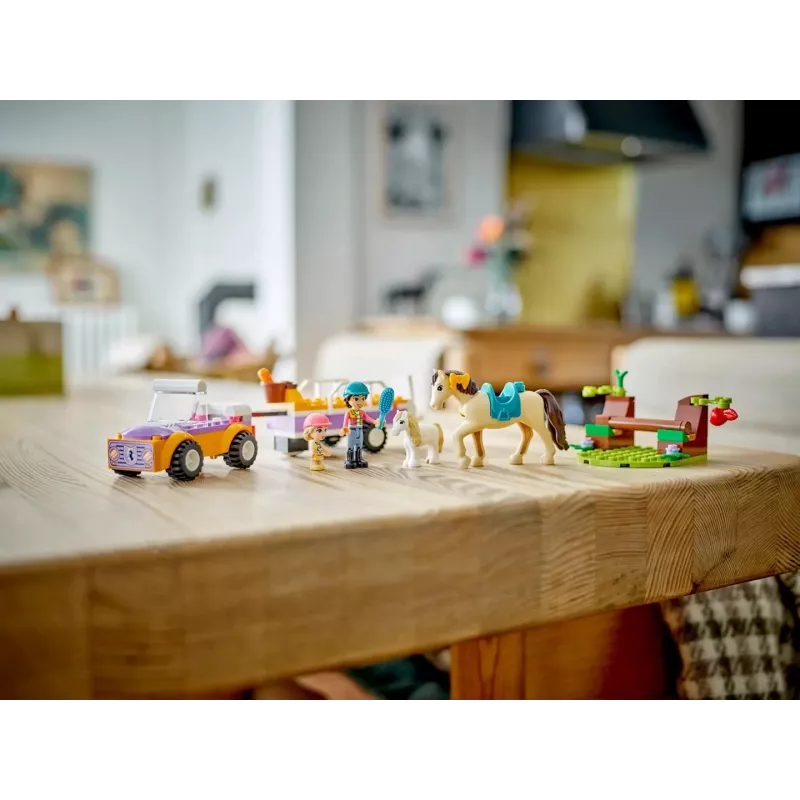 LEGO Friends Set giocattolo animali rimorchio per cavalli e pony 42634
