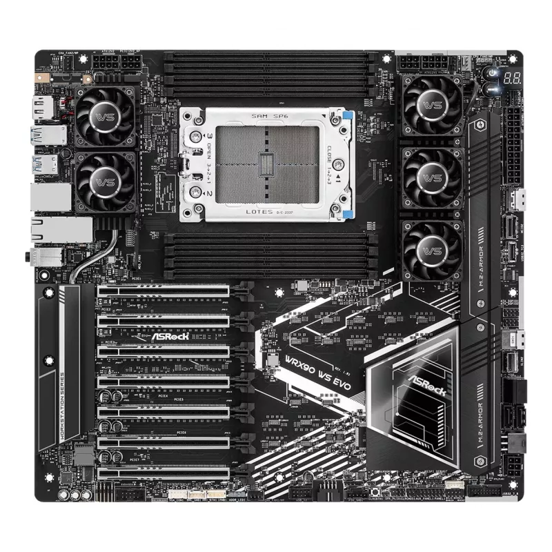 Scheda madre ASRock WRX90 WS EVO AMD WRX90 socket sTR5 EEB