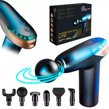 Pistola massaggiante Extralink MSG-02-LITE 3200 giri/min 6 accessori