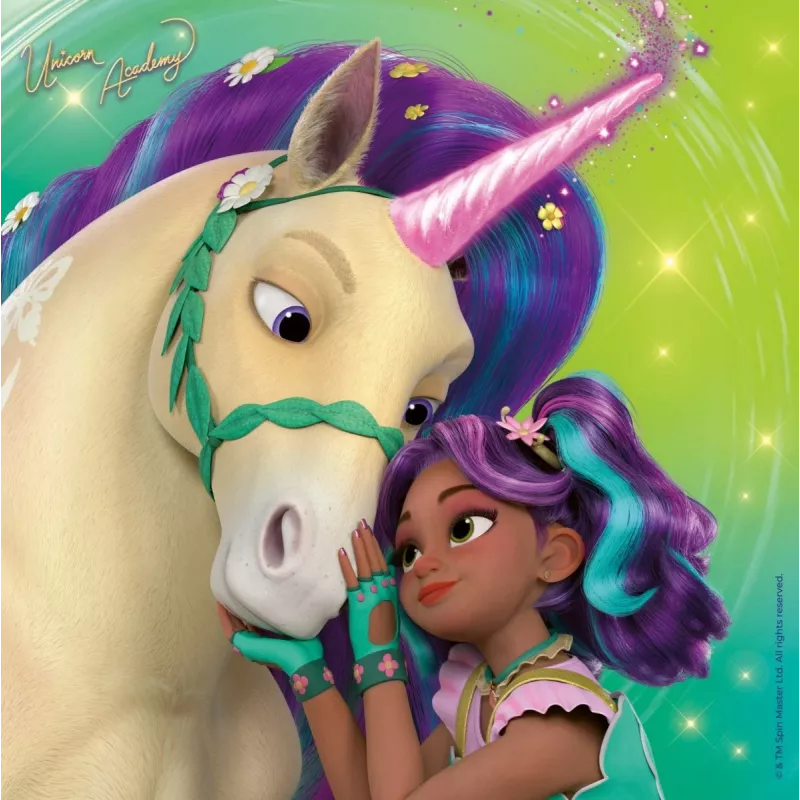 Puzzle Ravensburger Unicorn Academy – 3 x 49 pezzi, set per bambini