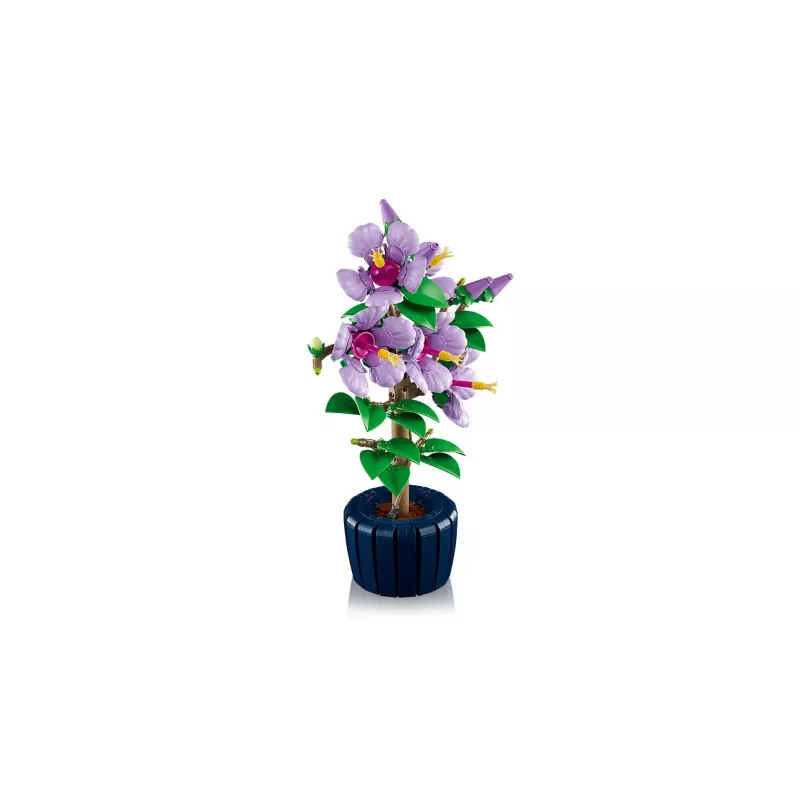 LEGO Botanical Set da costruzione Hibiscus Flower 10372 – 660 pezzi, modello da esposizione, 250×360×130 mm