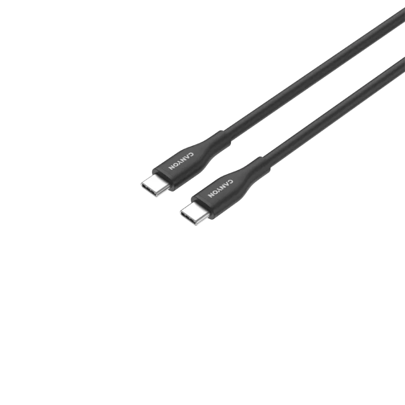 CANYON cavo CC60SC10 C-C 60W 1m silicone nero