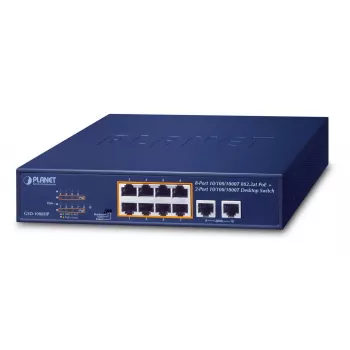 Switch non gestito PLANET GSD-1008HP