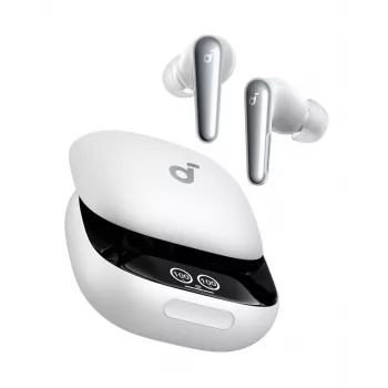 Cuffie Anker Soundcore Liberty 4 Pro TWS Bluetooth in-ear, bianco, per chiamate/musica/sport, peso 61,97 g