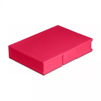 Custodia protettiva DeLOCK 18374 per HDD da 3,5 pollici rosso