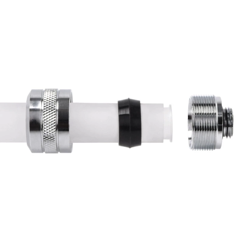 Raccordo Alphacool Eiszapfen PRO 17470 per tubi HardTube da 13 mm, G1/4, cromato