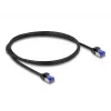 Cavo di rete DeLOCK RJ45 Cat.6A S/FTP sottile 1m nero