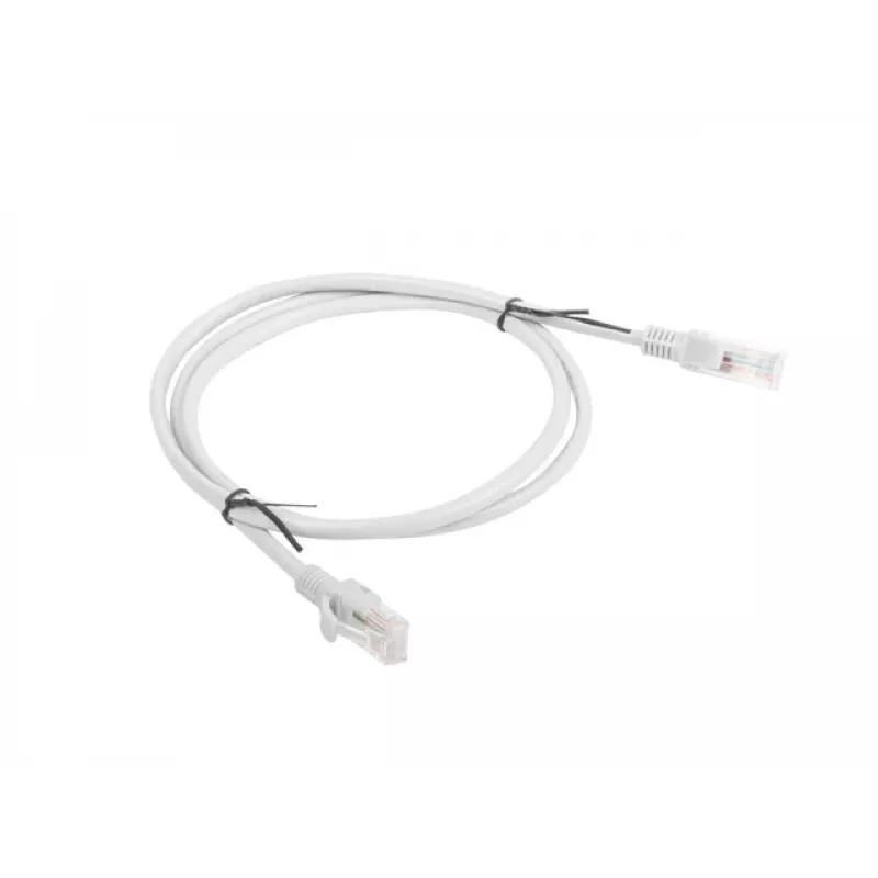 LANBERG cavo di rete Cat6 U/UTP RJ-45 PCU6-10CC-0100-S, 1 m, grigio