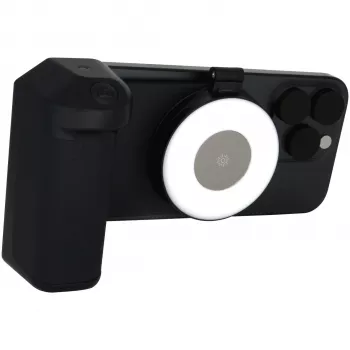 Luce selfie RealPower Selfie MagFree LED nero bianco ABS PU
