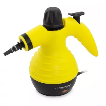 Pulitore a vapore portatile ESPERANZA EHS001 — 0,35 L, 900 W, 3 bar, 115 °C, 40 g/min, incluse bocchette per pavimenti/imbottiti/spazzole