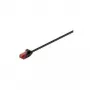 Wentronic Goobay Cavo patch slim CAT 6, U/UTP, nero, 0,15 m - materiale in rame (71547)