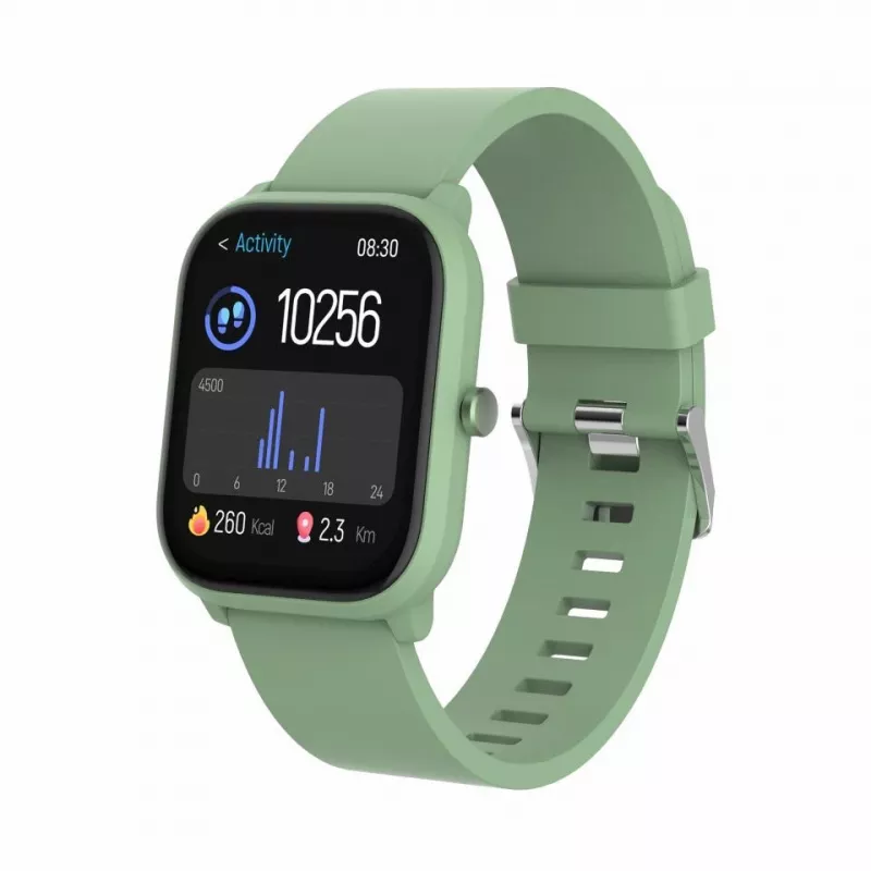 Smartwatch DENVER SWK-120GN con fitness tracking e supporto notifiche, verde