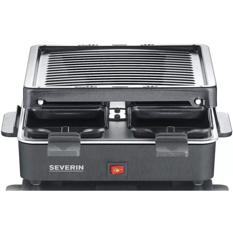 Severin mini raclette grill 4 piccole padelline antiaderenti 600 W