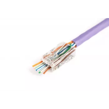Connettore per cavo RJ45 Digitus X-ML-6U-EZ connettore trasparente 100 pezzi
