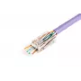 Connettore per cavo RJ45 Digitus X-ML-6U-EZ connettore trasparente 100 pezzi