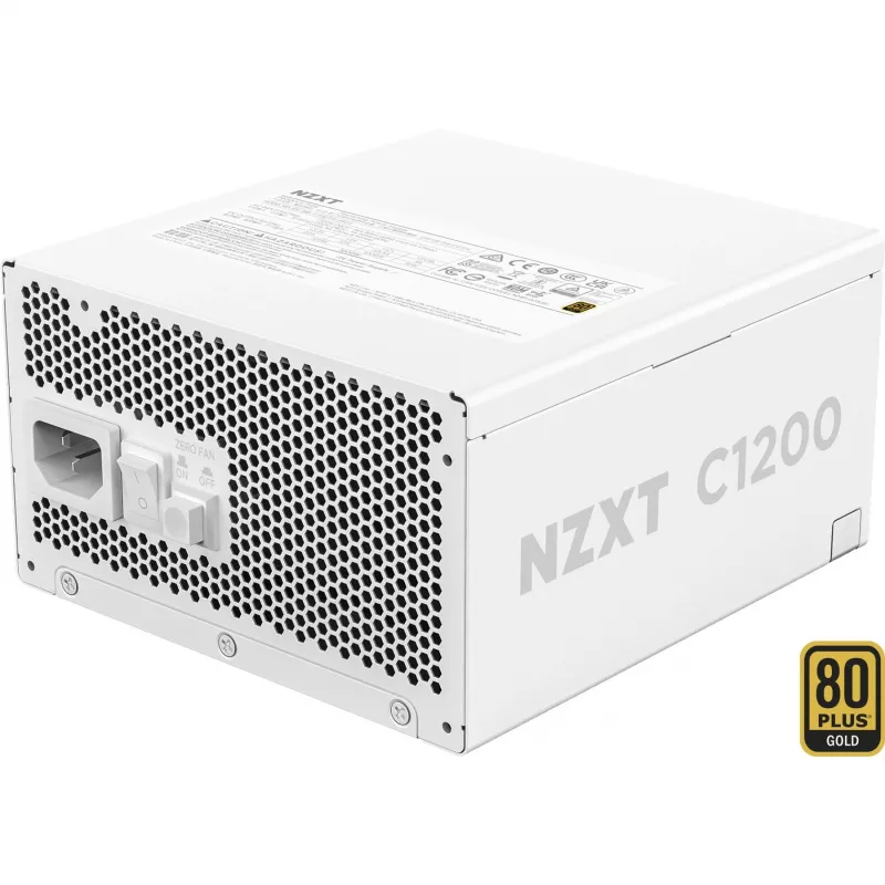 Alimentatore | NZXT | PA-2G2BW-EU | 1200 Watt | Efficienza 80 PLUS GOLD | MTBF 100000 ore | PA-2G2BW-EU