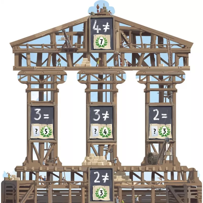 Gioco da tavolo 7 WUNDER DER WELT - ARCHITEKTEN (VERSIONE POLACCA)