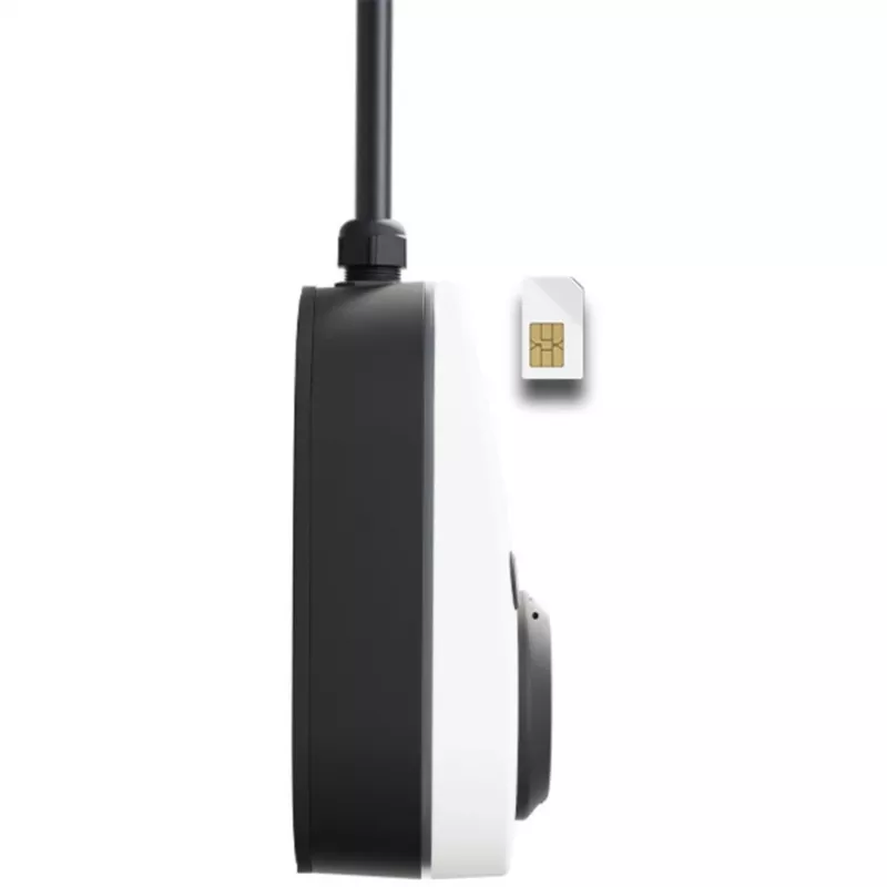Charger Gemini 2.0, 22 kW (32A trifase), wallbox bianco/nero, senza cavo, 4G/LTE
