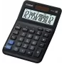 Calcolatrice da tavolo Casio MS-20F 12 cifre nera solare batteria