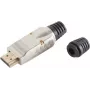 Connettore HDMI ShiverPeaks 77405-S in metallo da montare autonomamente, compatibile 4K2K