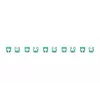 DIGITUS - Clip per cavi con codifica colori - per cavi patch - verde (confezione da 100) (A-CC-G)