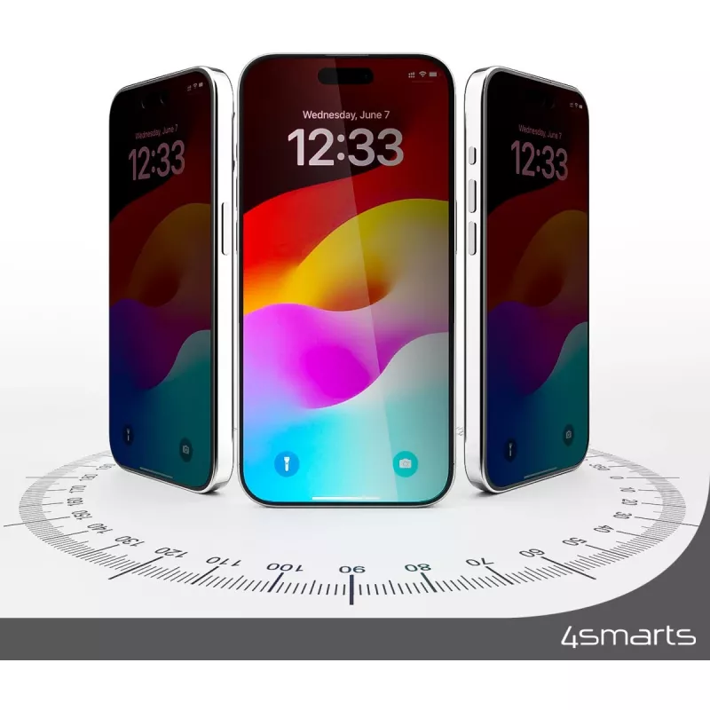 Pellicola protettiva per display 4smarts 540599 per iPhone 15 Plus antigraffio